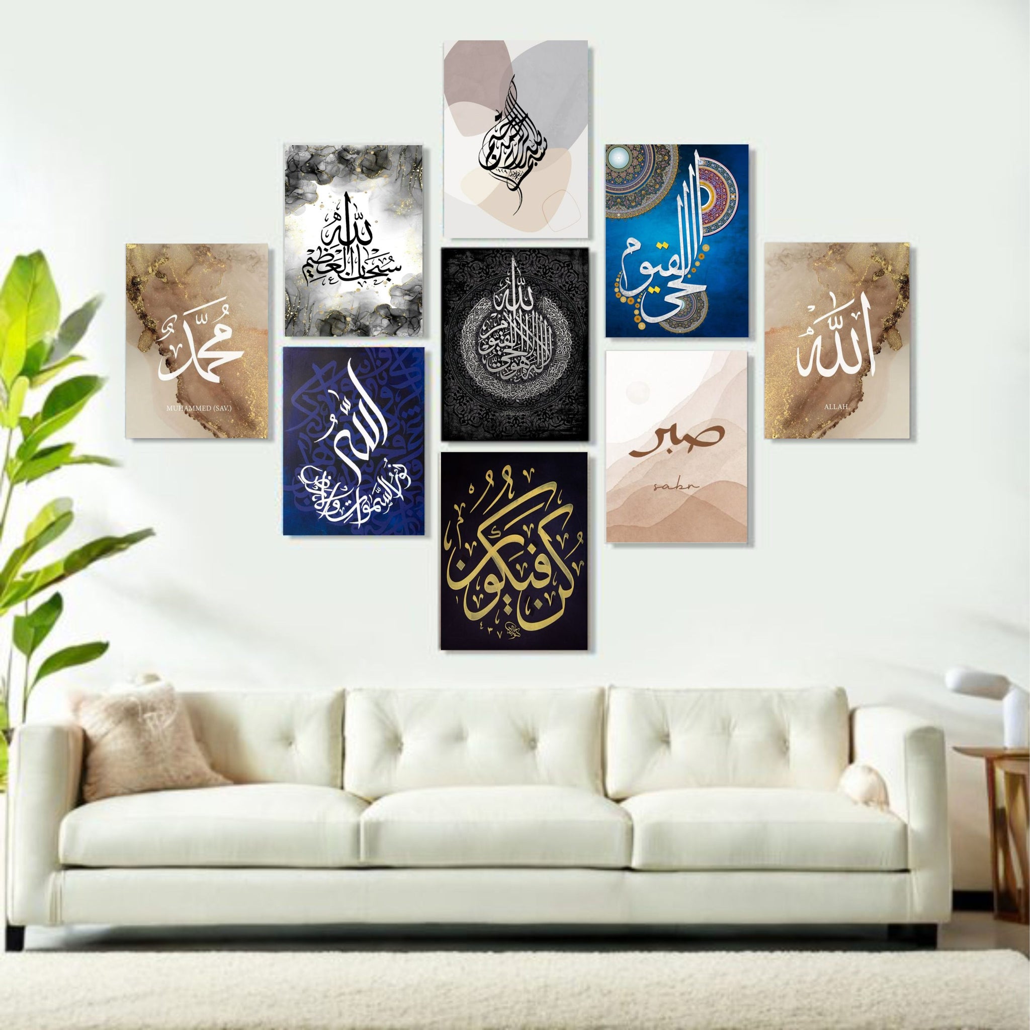 Photo On Wall Canvas Art Decor For Home Easy Set Up With Bothside Tape